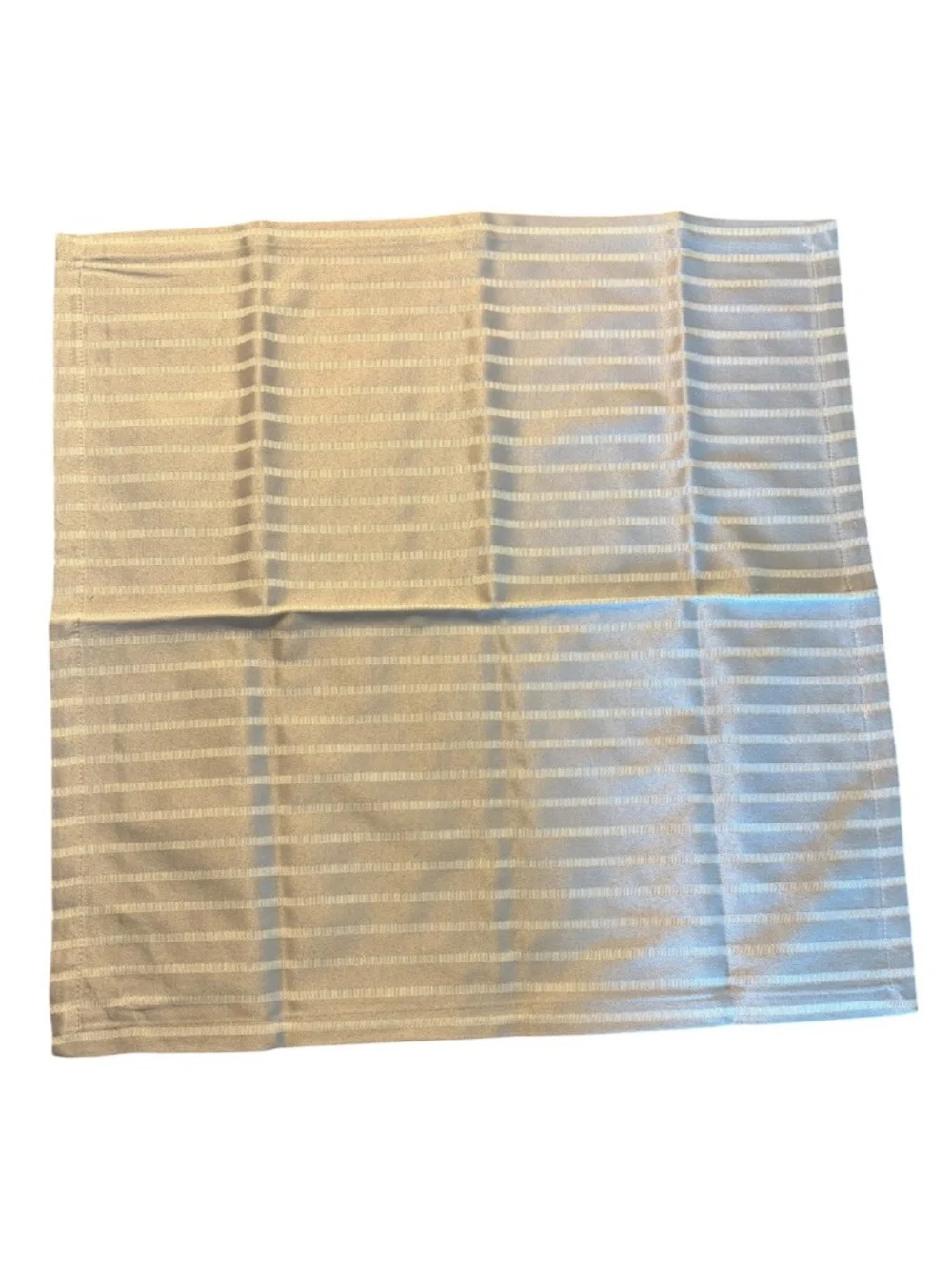 Kate Spade Harbour Drive Metallic Silver Napkins Set of 8
